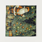 Zeitloses Weihnachtsband Wandteppich (Vorderseite (Horizontal))