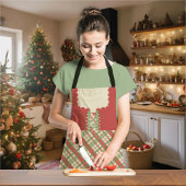 Zeitloses Weihnachtsfest Kariert Schürze