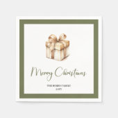 Zeitloses Weihnachtsgeschenk - benutzerdefinierte Serviette (Vorderseite)
