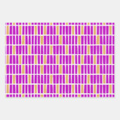 Zeitloses Wrapping Paper Trio mit unregelmäßigen R Geschenkpapier Set (Vorderseite 2)