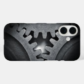 Zeitloses Zahnräder iPhone 16 Case (Rückseite (Horizontal))