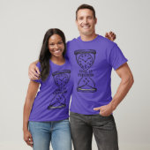 Zeitloses Zeitfenster mit Vögeln und Freiheit T-Shirt (Unisex)