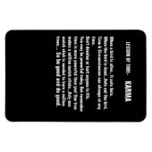 Zeitmagnete & Karma Kühlschrank Magnet (Horizontal)