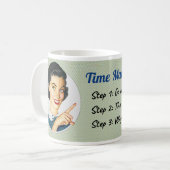 Zeitmanagement 101 kaffeetasse (Vorderseite Links)
