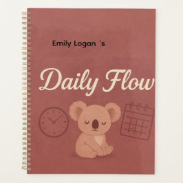 Zeitmanagement – Cute Koala Daily Planer