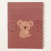 Zeitmanagement – Cute Koala Daily Planer (Rückseite)