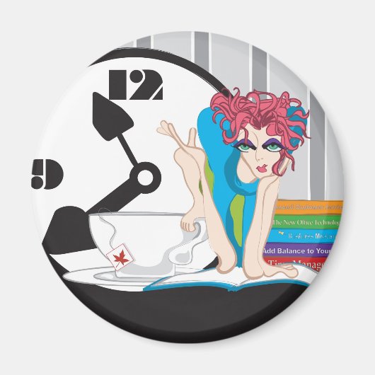 Zeitmanagement Magnet (Vorne)