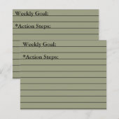 Zeitmanagement und Zieleinstellungen von Flashcard (Vorne/Hinten)