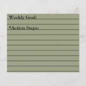 Zeitmanagement und Zieleinstellungen von Flashcard (Rückseite)