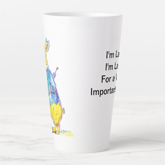 Zeitmanagementplan für das Weiße Kaninchen Milchtasse (Vorderseite)