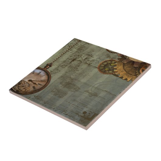 Zeitmaschine Fliese (Seite)