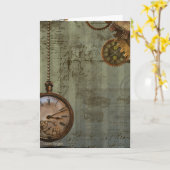 Zeitmaschine Karte (Gelbe Blume)