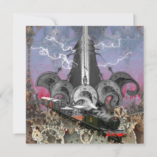 Zeitmaschine Karte (Rückseite)