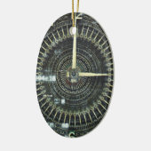 Zeitmaschine Keramik Ornament (Links)