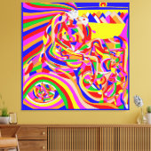 Zeitmaschine Leinwanddruck (Insitu (Wohnzimmer))