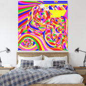 Zeitmaschine Leinwanddruck (Insitu (Schlafzimmer))