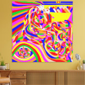 Zeitmaschine Leinwanddruck (Insitu (Wohnzimmer))