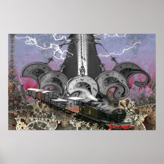 Zeitmaschine Poster (Vorne)