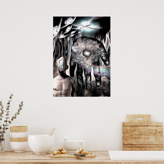 Zeitmaschine Poster (Küche)