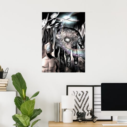 Zeitmaschine Poster (Heimbüro)