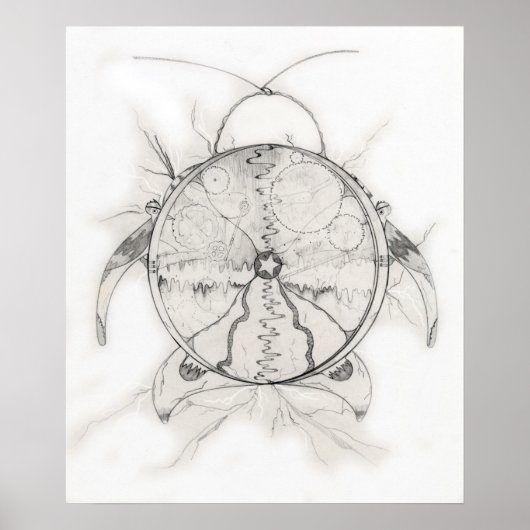 Zeitmaschine Poster (Vorne)