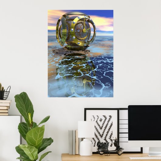 Zeitmaschine Poster (Heimbüro)