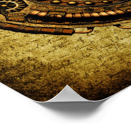 Zeitmaschine Poster (Ecke)