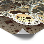 Zeitmaschine Poster (Ecke)