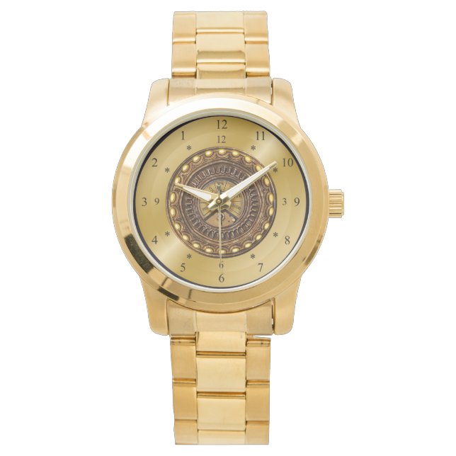 Zeitmaschine ~ Raum/Zeit Kontinuum ~ Zeitreise Armbanduhr (Vorderseite)