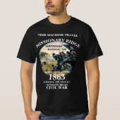 ZEITMASCHINE REISEVERLAUF DER MISSIONSREISE T-Shirt (Vorderseite)