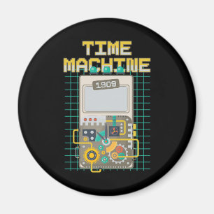 Zeitmaschine Retro Vintage Zeitreisegeschenk Magnet