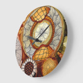 Zeitmaschine Rund Acryluhr Große Wanduhr (Winkel)