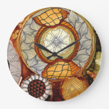 Zeitmaschine Rund Acryluhr