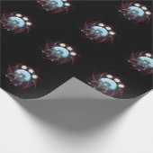 Zeitmaschine Vision Geschenkpapier (Ecke)