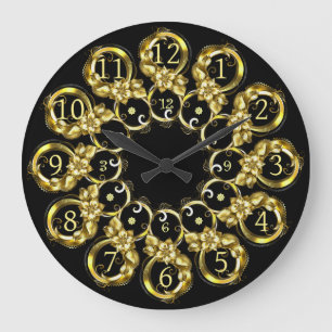 Zeitmaschinen-Uhr ~ Raum/Zeit-Kontinuum ~ Große Wanduhr