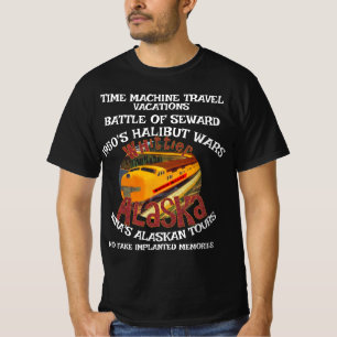 ZEITMASCHINENREISE ALASKA HEILBUTT KRIEGE T-Shirt