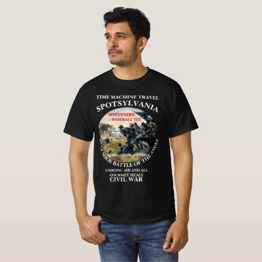 ZEITMASCHINENREISEVERKEHR SPOTSYLVANIEN T-Shirt (Vorne ganz)
