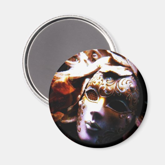 Zeitmaskade Magnet (Vorderseite/Rückseite)