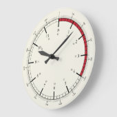 Zeitmesser 24-Stunden-Uhr - erweiterte Version Große Wanduhr (Winkel)