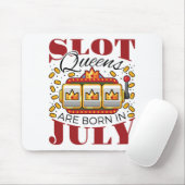 Zeitnischen Queens sind im Juli Geboren Mousepad (Mit Mouse)