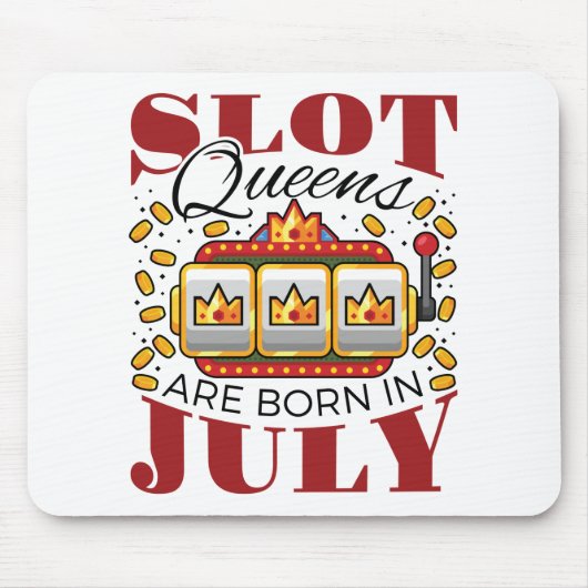 Zeitnischen Queens sind im Juli Geboren Mousepad (Vorne)