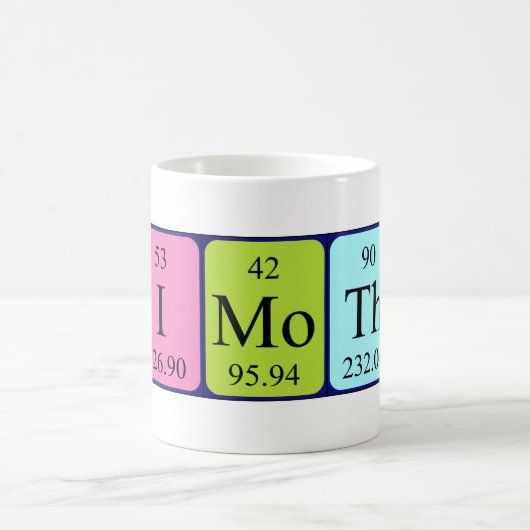 Zeitothy Periodenname Tasse (Mittel)