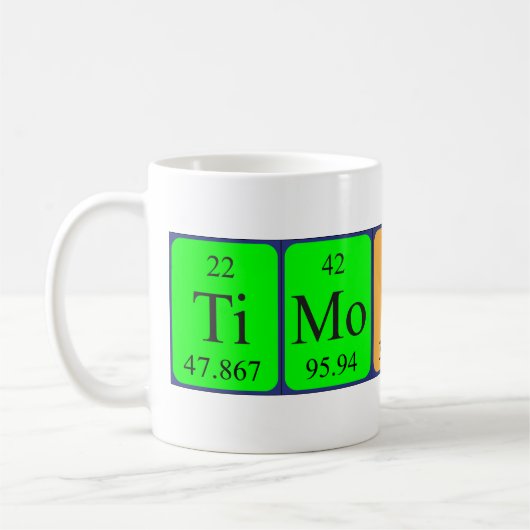 Zeitothy Periodenname Tasse (Links)