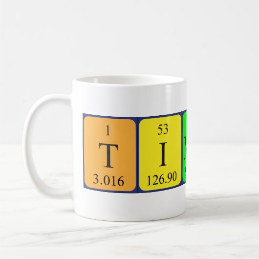 Zeitothy Periodenname Tasse (Links)