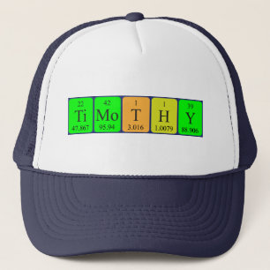 Zeitothy Periodenname Truckerkappe