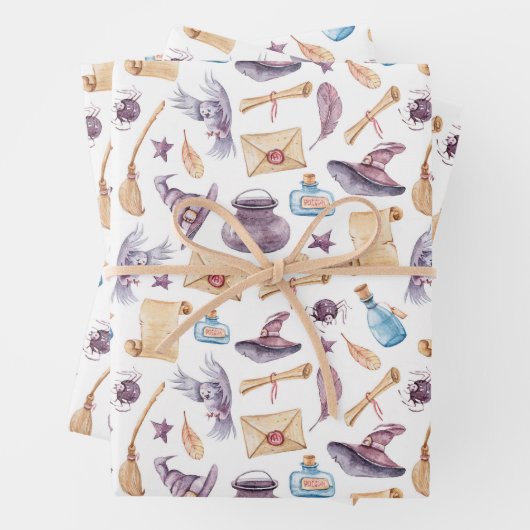 ZEITPAPIER DER MAGISCHEN SCHULE GESCHENKPAPIER SET (Beispiel)