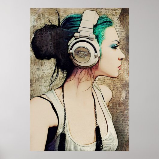 Zeitplakat Poster (Vorne)