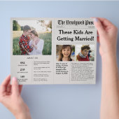 Zeitplan für das Hochzeitsprogramm im Stil einer Z (Hand)