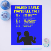 Zeitplan für das Sportteam Flyer (Einzeln)