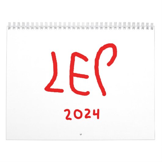 Zeitplan für den geringen Aufwand bei Punks 2024 Kalender (Titelbild)